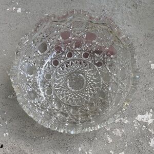 Vintage American brilliant cut crystal bowl
